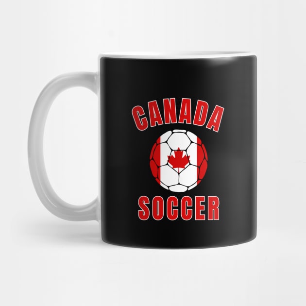 Canada Soccer Ball by footballomatic